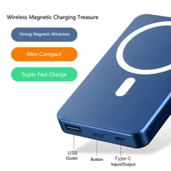 Magnetic Wireless Power Bank 5000mah